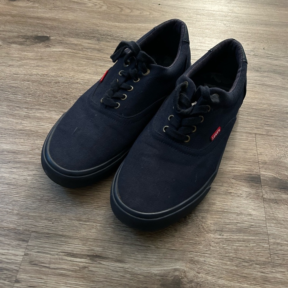 Men's Black Canvas Sneakers